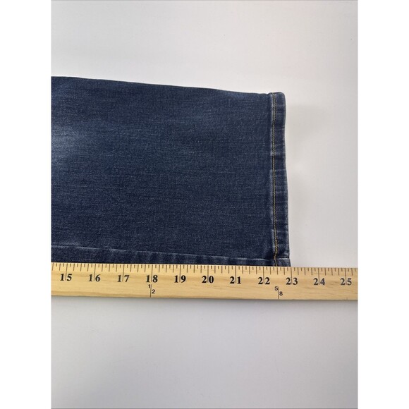 Judy Blue Mid Rise Tummy Control Wide Leg Crop Jeans Denim Stretch Womens 28 / 7 - Picture 13 of 14